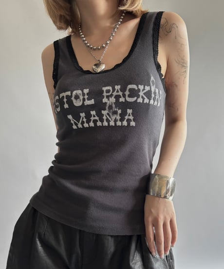 【USED】 PISTOL PACKIN MAMA tank top / 250913-018