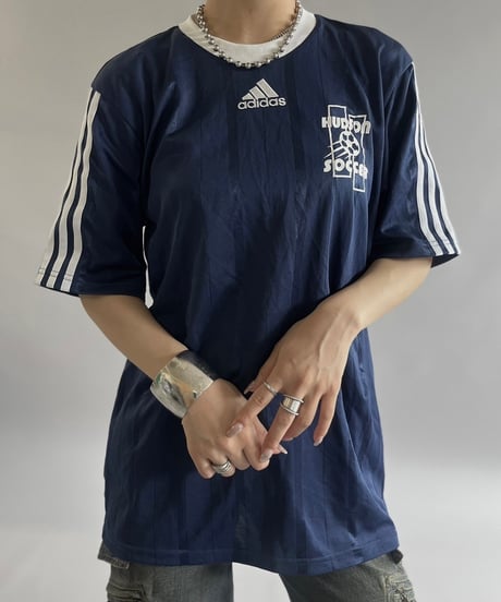 【USED】 adidas HUDSON Soccer Shirt /240706-010