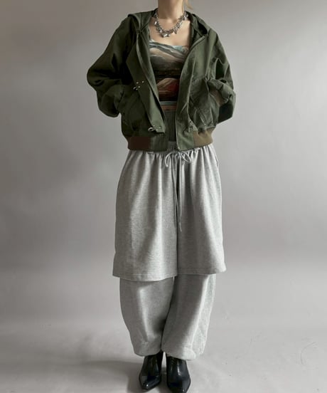 【RE;CIRCLE】RE U.S Military Rebuild Hooded Fireman Jacket Khaki / 260226-017