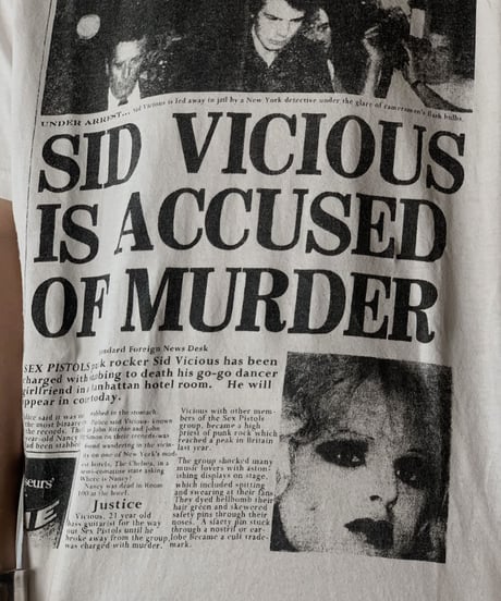 【USED】 S/S T-shirt SID VICIOUS/210526-054