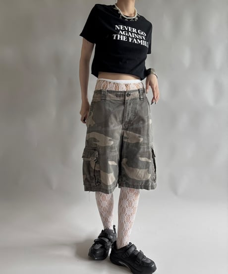 【USED】 RESIZED 00s NEVER GO AGAINET T-Shirt / 250830-003