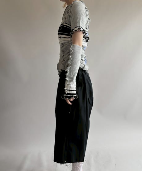 【RE;CIRCLE】 RE Mellow knit Top + Arm  / 250710-011