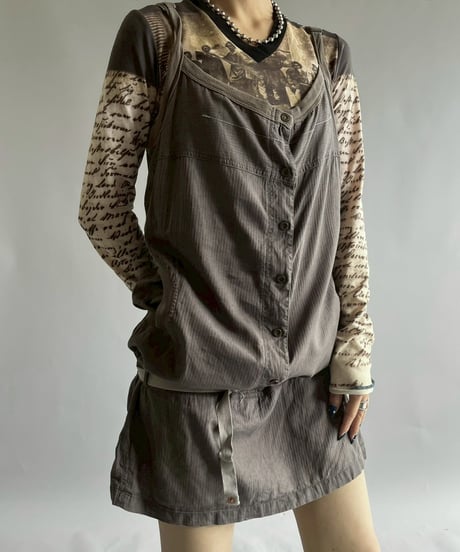 【USED】 Cop.Copine Pocket Design Camisole Top /251014-041