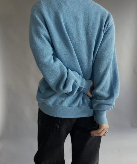 【USED】 IZOD Lacoste Acrylic Knit Cardigan Light Blue / 230204-016