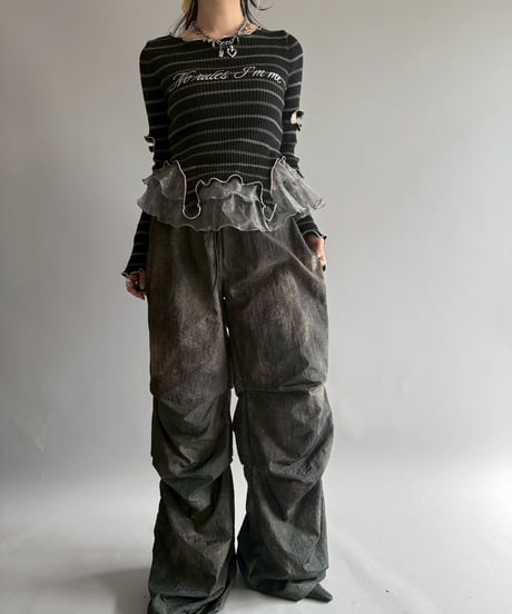 【RE;CIRCLE】 RE Mellow Knit Top/  251023-032