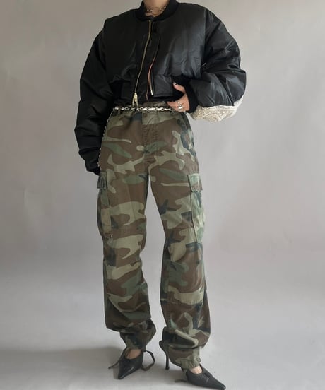 【RE;CIRCLE】 RE MA1 × Alan Knit Short Jacket / 241219-001
