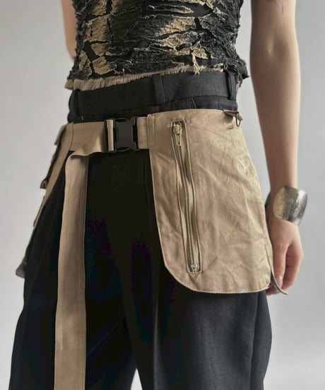 【RE;CIRCLE】  RE Fishing Vest Belt Bag / 260528-014