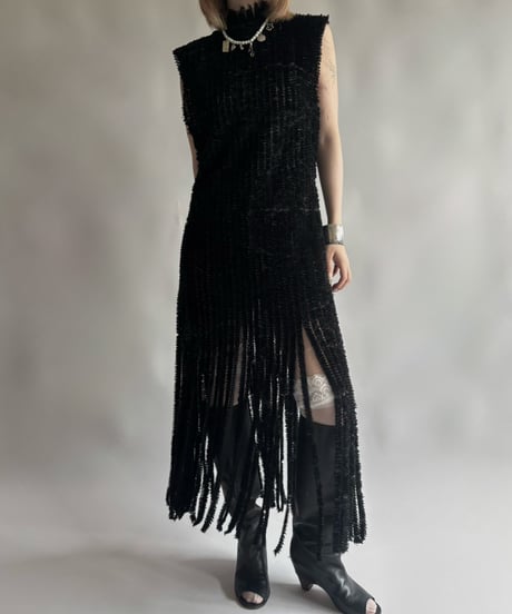 【USED】 N/S fringe One-Piece  /250906-014