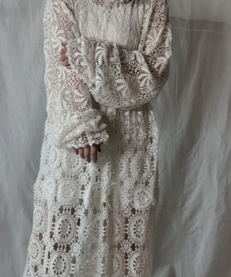 【RE;CIRCLE】RE Crocket L/S Dress①/210526-047
