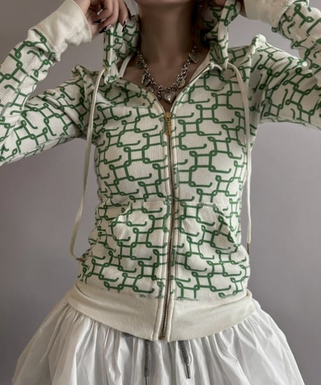 【USED】 Juicy Couture Zip-up Design Thermal Parka / 260328-013
