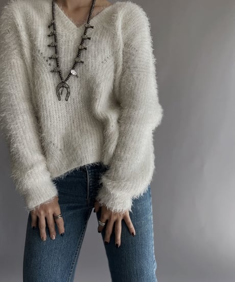 【USED】  Shaggy Knit / 221029-001