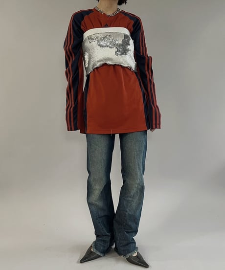 【RE;CIRCLE】 RE Sequins Bare Top Silver/  240307-002