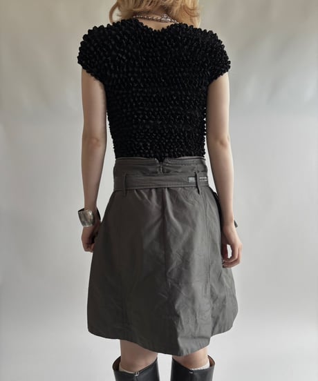 【USED】　Belted Mini Skirt/250823-005