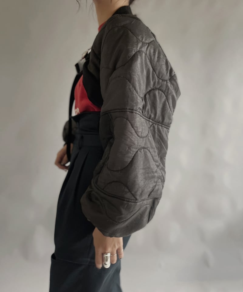 RE;CIRCLE】 RE Liner Bolero Dyed Black / 23LINE 