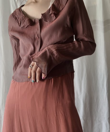 【USED】 See-through L/S Top/210714-024