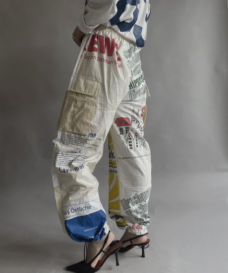 【RE;CIRCLE】RE Eco-Friendly Bag Rraw Cord Pants / 230427-005