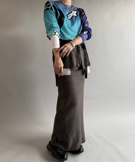 【RE;CIRCLE】 Re Suit Skirt / 250918-005