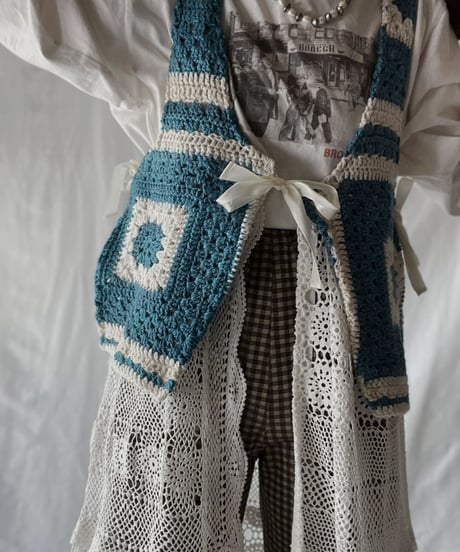 【RE;CIRCLE】 RE Granny × Crochet N/S Gown③/211014-017