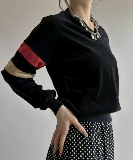 【USED】 Christian Dior Velour Top / 260314-019