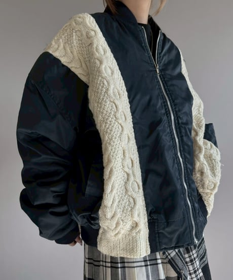 【RE;CIRCLE】 RE MA1 × Alan Knit Jacket / 251204-007