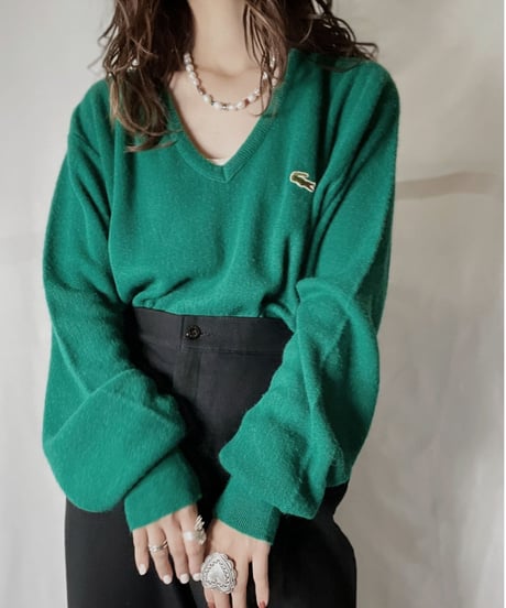 【USED】   LACOSTE Knit Top 13/211126-029