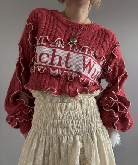 【RE;CIRCLE】 RE Mellow Knit × Soccer Muffler Set up + Tie/ 251127-012