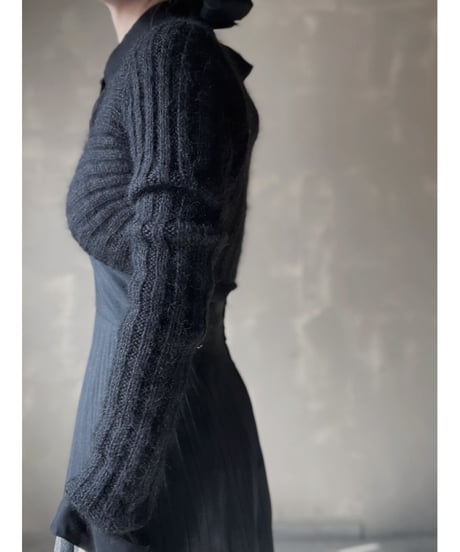 【USED】　Cable Knit Short Cardigan/ 220220-037