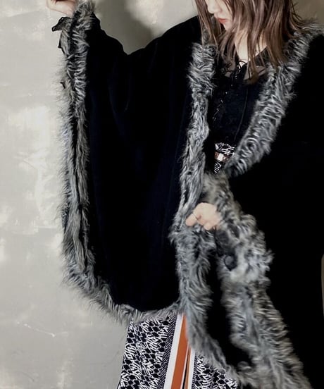 【USED】 Wool Poncho / 201120-026