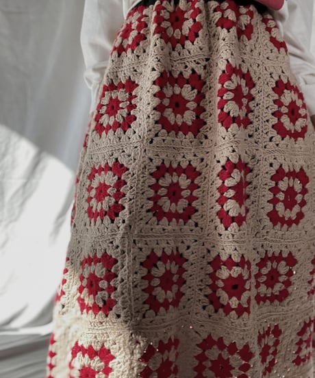【RE;CIRCLE】 RE Granny Long Skirt⑨/211216-050
