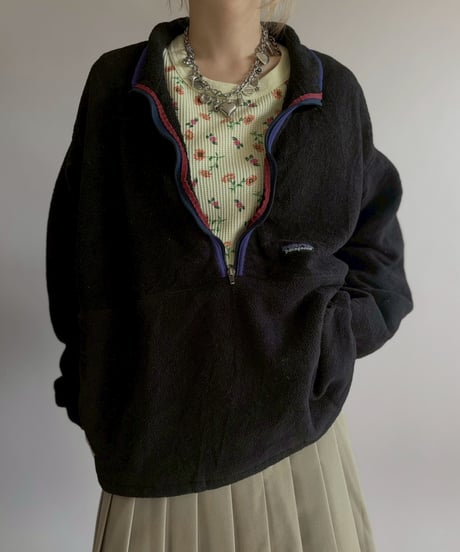 【USED】 Made in USA 99's Patagonia Synchilla Fleece Half Zip Pullover / 260214-008