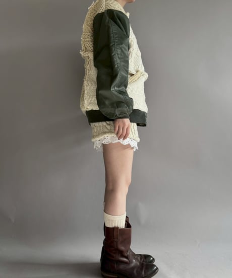 【RE;CIRCLE】 RE MA1 × Alan Knit Jacket / 251225-002
