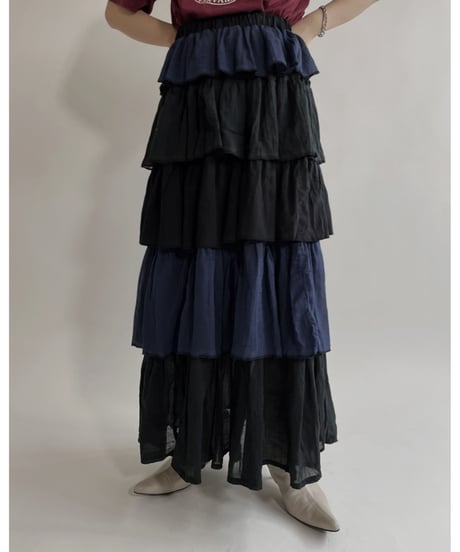 【RE;CIRCLE】 RE Indian Cotton Skirt / 220503-001