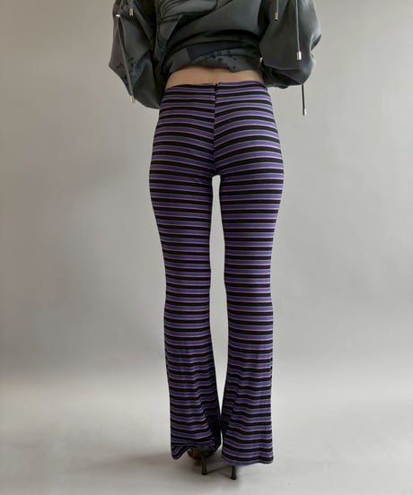 【USED】 I.AM.GIA Purple Stripe Design Pants / 251101-012