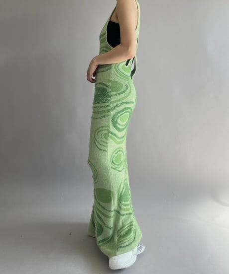 【USED】 House of Sunny Patterned  Camisole Long One-Piece/241019-005
