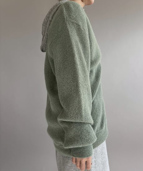 【USED】 Made In USA HERITAGE Acrylic Cardigan / 260110-003