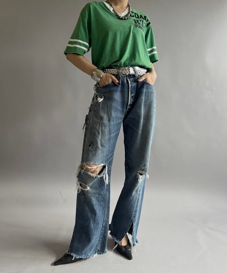 【USED】 Made in USA 70~80's Game T-Shirt /240824-001
