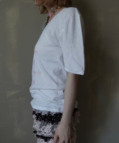 【RE;CIRCLE】 Re Embroidered T-Shirt /  250724-004