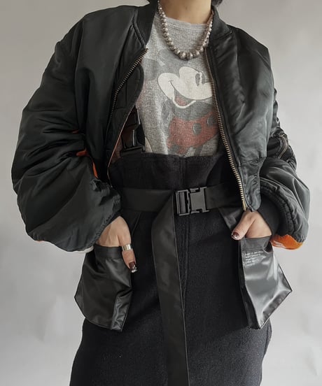 【RE;CIRCLE】 RE MA1×Soccer Muffler Short Jacket / 240118-004