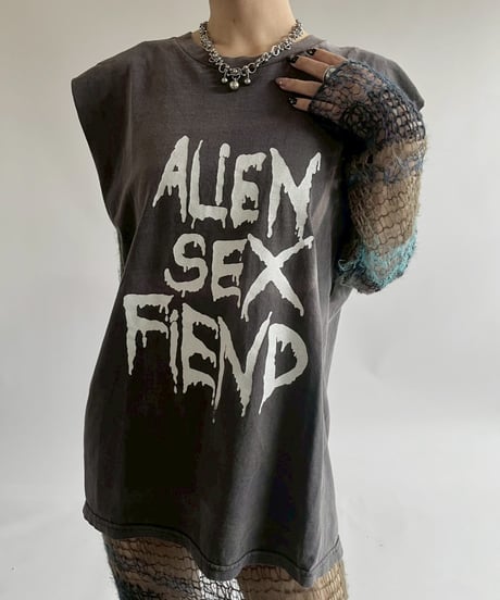 【USED】  ALIEN SEX FIEND Cutoff Tank Top /250510-001