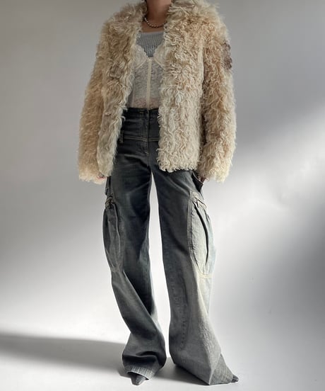 【USED】 Real Fur jacket /250104-045
