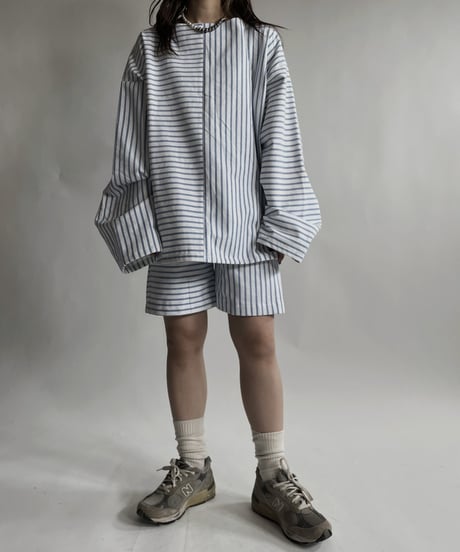 【RE;CIRCLE】 RE Netherlands Sheets Border Switch Shorts / 220423-003