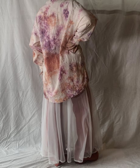 【USED】 Tie Dye Dyeing Mexican Top /210226-021