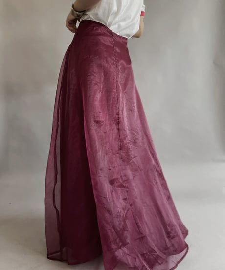 【USED】 Sheer Long Skirt / 230603-031