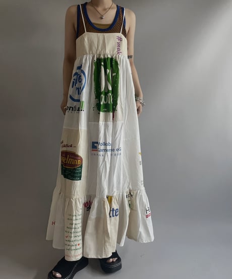 【RE;CIRCLE】RE Eco-Friendly Bag Camisole Long One-piece / 230727-023