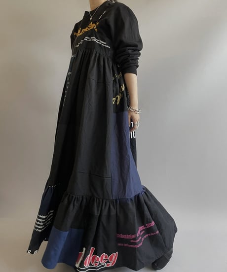 【RE;CIRCLE】RE Eco-Friendly Bag Camisole Long One-piece Black / 2300828-016