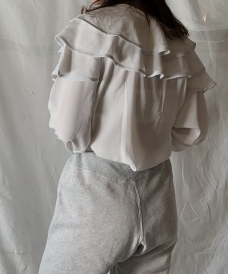 【USED】 White Blouse /210421-030