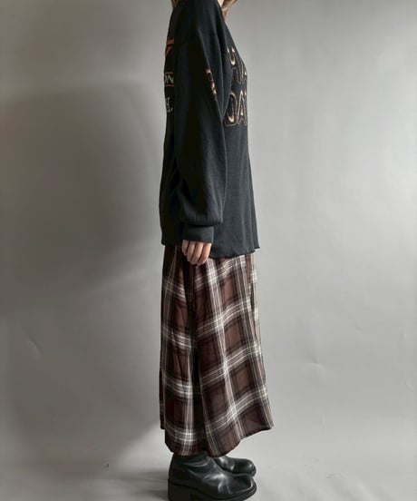 【USED】 Checked Camisole Long One-Piece  /251004-010