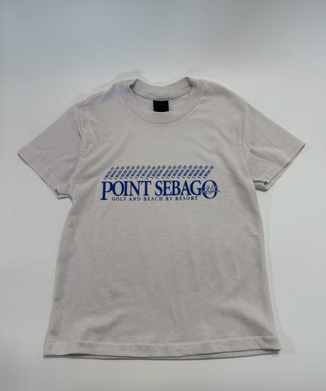 【USED】 RESIZED Made in USA 80's POINT SEBAGO T-Shirt / 250802-023