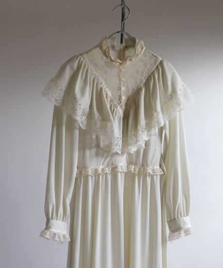 【USED】L/S Poly Dress ② / 220324-004