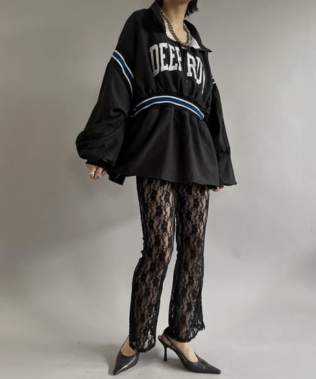 【RE;CIRCLE】 RE Nylon Peplum Top /  240229-009